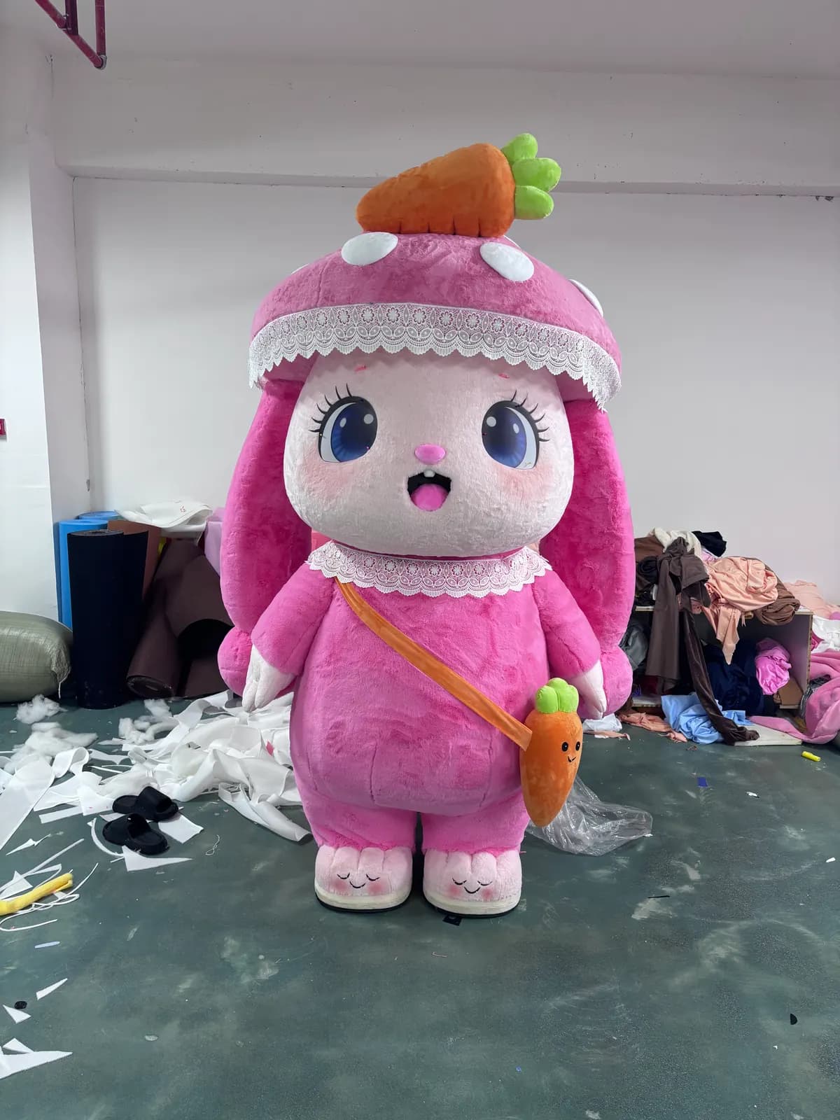 Mushroom Bunny mascot costume made by Mascot Costume Factory, view 1 of 3